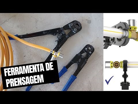 Guia completo: Como usar um alicate para tubo PEX em instalações de gás | Crimpagem tubo pex | DIY