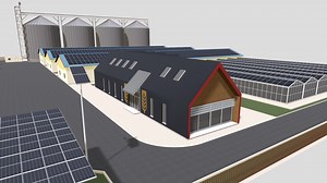 Solar energy for farming - Download Free 3D model by Oleh Volyk (@volegv)