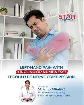 Left-Hand Pain: Heart Risk or Nerve Issue? | Explained by Dr Neeharika M. L., STAR Hospitals