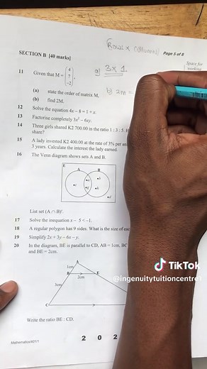 Understanding Matrices in Grade 9 Mathematics
