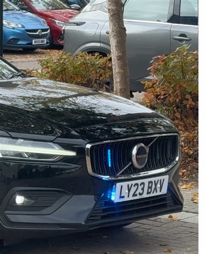 Volvo V60 Police Vehicle in Action at Thames Valley