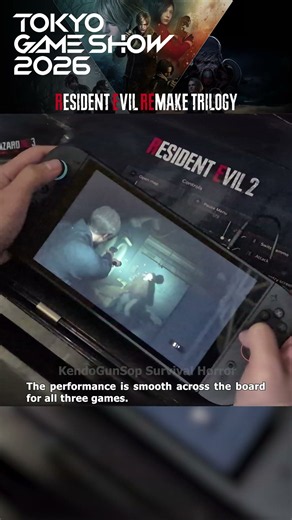 RESIDENT EVIL 2 Remake Nintendo Switch 2 Gameplay - Tokyo Game Show 2026 #バイオハザード #ResidentEvil