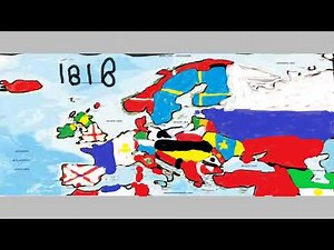 Map of Napoleon winning the Napoleonic Wars