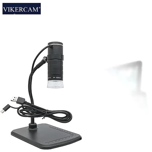 3 in 1 USB Microscope 1000X USB Digital Microscope Electron Microscope Built-in 8 Adjustable LED Lights for Android PC