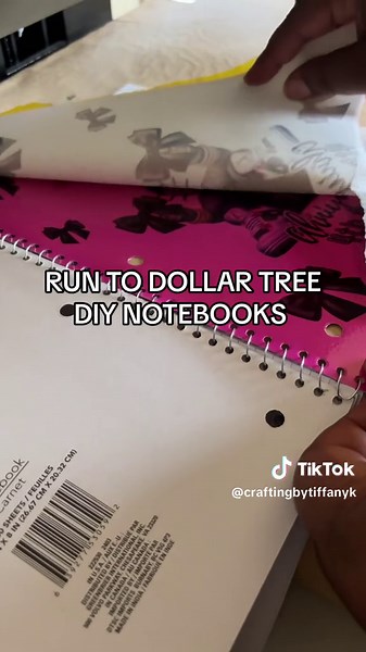 RUN to dollar tree to make these custom notebooks.. #sublimation #dollartree #diycups #sublimationnotebooks #fypage