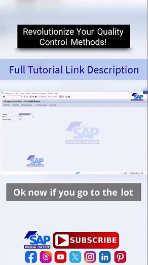 Revolutionize Your Quality Control Methods | SAP QM Planning and Execution | QM Inspection Execution