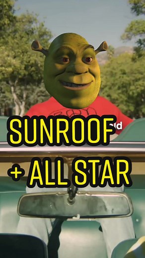 Replying to @sosus4k sunroof all star #shrek