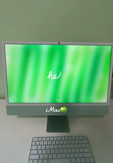 Unboxing the New Green iMac