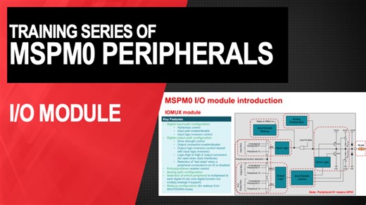 MSPM0 I/O (IOMUX)  Introduction | Video | TI.com