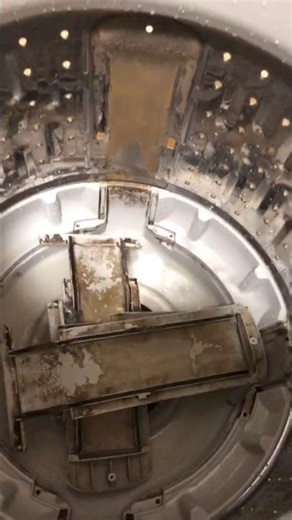 Deep cleaning of the top-loading washing machine