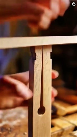 Very easy installation of wood joints #shorts #wood