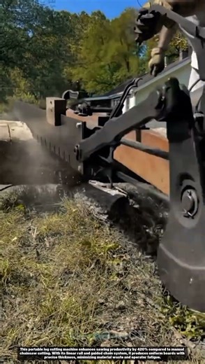 Best Technology Portable Log Cutting Machine high precision wood saw