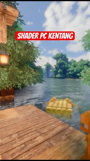 RAHASIA Minecraft Jadi REALISTIS di PC KENTANG?! #minecraft #shortvideo