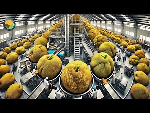 How Amazing Thai Farm Harvests Jackfruit - Thailand Street Food | Farming Documentary