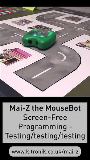 Mai-Z the MouseBot - Screen-Free Programming - testing/testing/testing