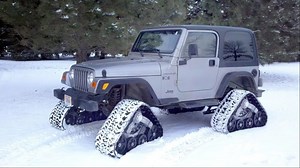 Mattracks全地形橡胶履带轮65系列雪地高速行驶