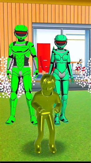 This Yuta Robot Dance Will Shock You 😳 | Sakura School Simulator#sakura #shorts #video #funny