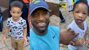 Had some friends and family come over to celebrate Storm's 2nd birthday and Grayson's 5th birthday!! | Rickey Smiley
