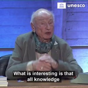 8.8K views · 485 reactions | "All knowledge entails a risk of error because all translation and reconstruction entail a risk of error." - Edgar Morin At 102 years old, Morin never ceases to surprise us and keeps on giving us food for thought to help us question our certainties. See for yourself  | UNESCO | Facebook