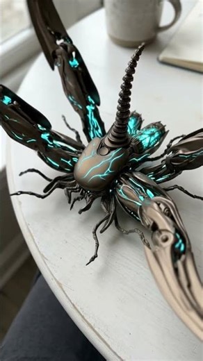 Tiny Alien Pod Transforms Into a Bio-Mechanical Mothership