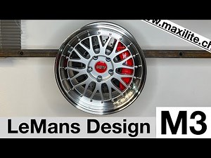 Monster deep dish 10x17 rims in 4x100 and 5x120 - maxilite LM design - BMW M3 E30 E36 E46 E38