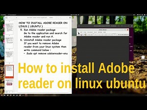 How to install adobe reader on linux ubuntu