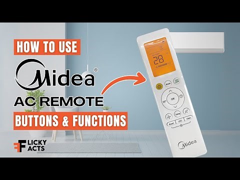 How to Use: Midea AC Remote Buttons & Functions | Heat Pump Remote Guide | Model No. RG10A(B2S)/BGEF
