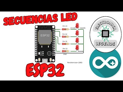 Programando una Secuencia LED Básica con ESP32 | Incluye Ejemplo con Bucle For