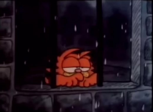 Sad Garfield Edit: A Reflective Mood