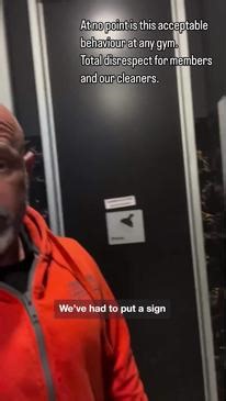 ‘Dirty b***ard’: Gym goer called out for sick act