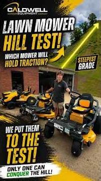 Which mower type is best for steeper grades? The results may shock you...