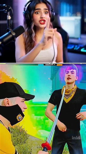 Girl reaction ff 🔥👙 #freefire #shorts