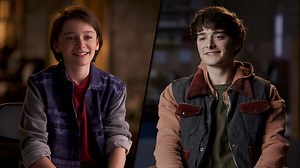 Noah Schnapp React to His First On-Set Interview for Stranger Things