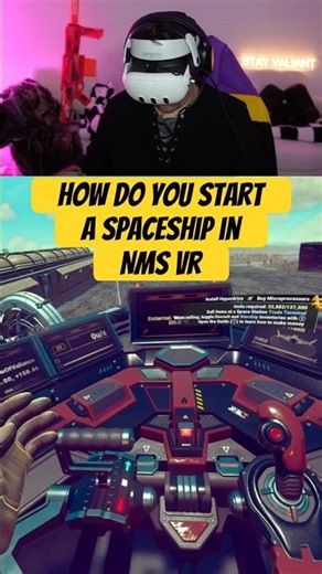 How do you start this thing? No Man’s Sky VR #nomanssky #nomansskyvr #nms #gaming #virtualreality