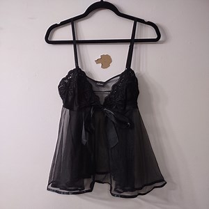 Vintage Frederick's of Hollywood Sheer Cami, Size Medium