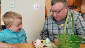 Hope your Easter is as happy as this little guy's! How do you decorate your Easter Eggs?? Funny Videos Want to be featured? Message us videos you filmed to be featured on the page! | Funny Videos