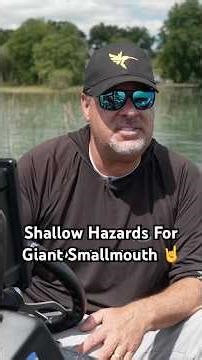 Shallow Hazards on LakeMaster Mapping for Giant Smallmouth 🤔 #Humminbird