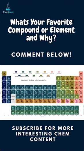 Whats Your Most Favorite Compound or Element