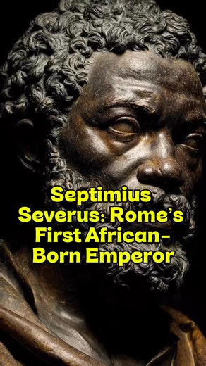 Septimius Severus. African Emperor of Rome #blackhistory #africanhistory #BlackHistoryMonth #worldhistory | Kep Heru Tamu