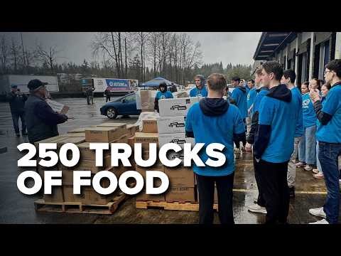 250 truckloads of food delivered to all 50 states for America250