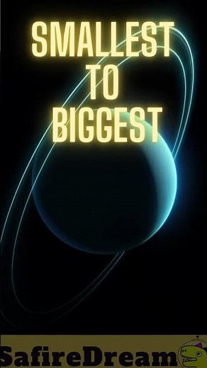 😳 The Last Planet Is Massive! 🛸 Smallest to Biggest - planets in our Solar System - learn planets🛸