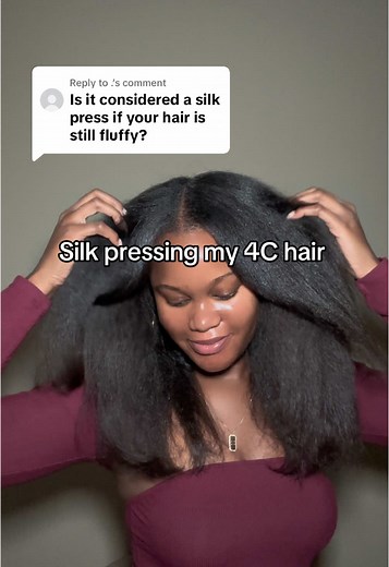 Achieving a Flawless Silk Press for Type 4C Hair