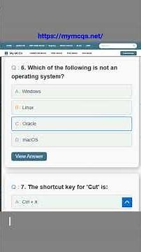 10 Important Computer Past Paper MCQs 💻 | GK Quiz #shorts | mymcqs.net