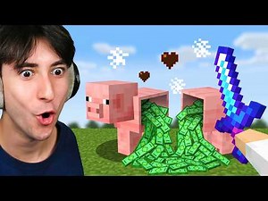 Minecraft But Everything Gives You Money!