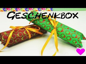 DIY Christmas gift box crafting | Advent gift idea | Instructions | German