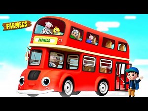 Ride on the Bus | Nursery Rhymes & Children Songs | Cartoons by Farmees - Videos For Kids