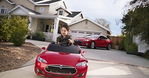 Teeny Tesla Model S for Kids (almost) ready to roll