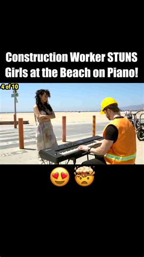 I stunned the beach with a piano cover!