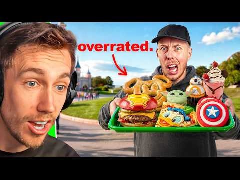 Miniminter Reacts To Trying Every Food at Disneyland