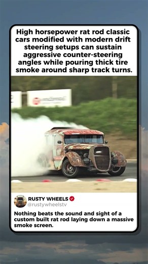 VINTAGE RAT ROD SHREDS TIRES